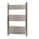 Towelrads 800mm x 500mm 1166BTU Grey / Silver Flat Designer Towel Radiator