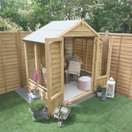 Forest Oakley 6' x 4' (Nominal) Apex Timber Summerhouse with Assembly