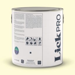 LickPro  2.5Ltr Yellow 05 Vinyl Matt Emulsion  Paint