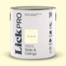 LickPro  2.5Ltr Yellow 05 Vinyl Matt Emulsion  Paint