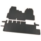 Unique Products Ford Transit Crew Cab 2012 on Rubber Automotive Mat 2 Pieces