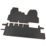 Unique Products Ford Transit Crew Cab 2012 on Rubber Automotive Mat 2 Pieces