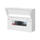 MK Sentry  12-Module 12-Way Part-Populated High Integrity Main Switch Consumer Unit with SPD