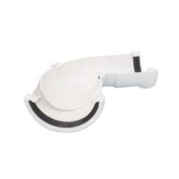 FloPlast RA3W uPVC 50-156° Half Round Gutter Angle White 112mm
