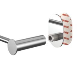 Swirl Caldew Bathroom Towel Rail Chrome 445mm x 80mm x 70mm