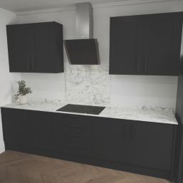 Mariz  White Marble Splashback 750mm x 900mm x 12mm