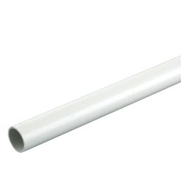 Tower Round uPVC White Conduit 25mm x 3m