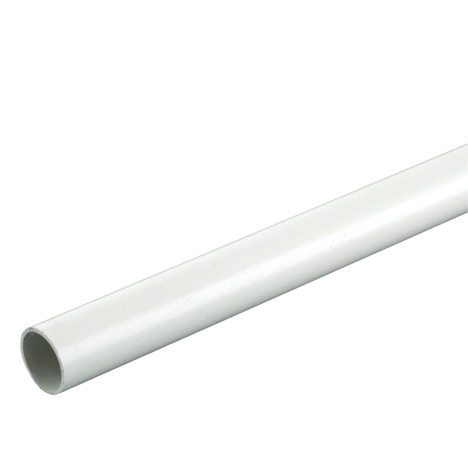 Tower Round uPVC White Conduit 25mm x 3m (2411P)
