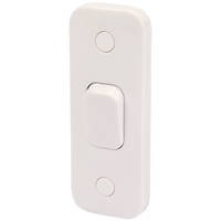 Schneider Electric Lisse 10AX 1-Gang 2-Way Retractive Architrave Switch White