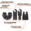 Einhell  49708204 Multi-Material Multi-Tool Accessory Kit 4 Pieces