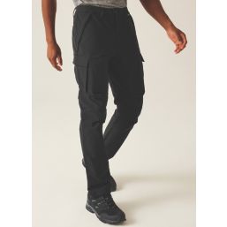 Regatta Questra Cargo Trousers Black 40" W 32" L