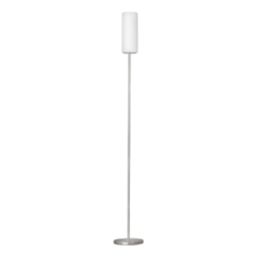 Eglo Troy 3 Floor Lamp Satin Nickel/White