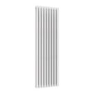 Reina Elips Double 1800mm x 540mm 5596BTU White Vertical Designer Radiator