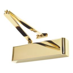 Rutland TS.9205 Fire Rated Overhead Door Closer Polished Brass