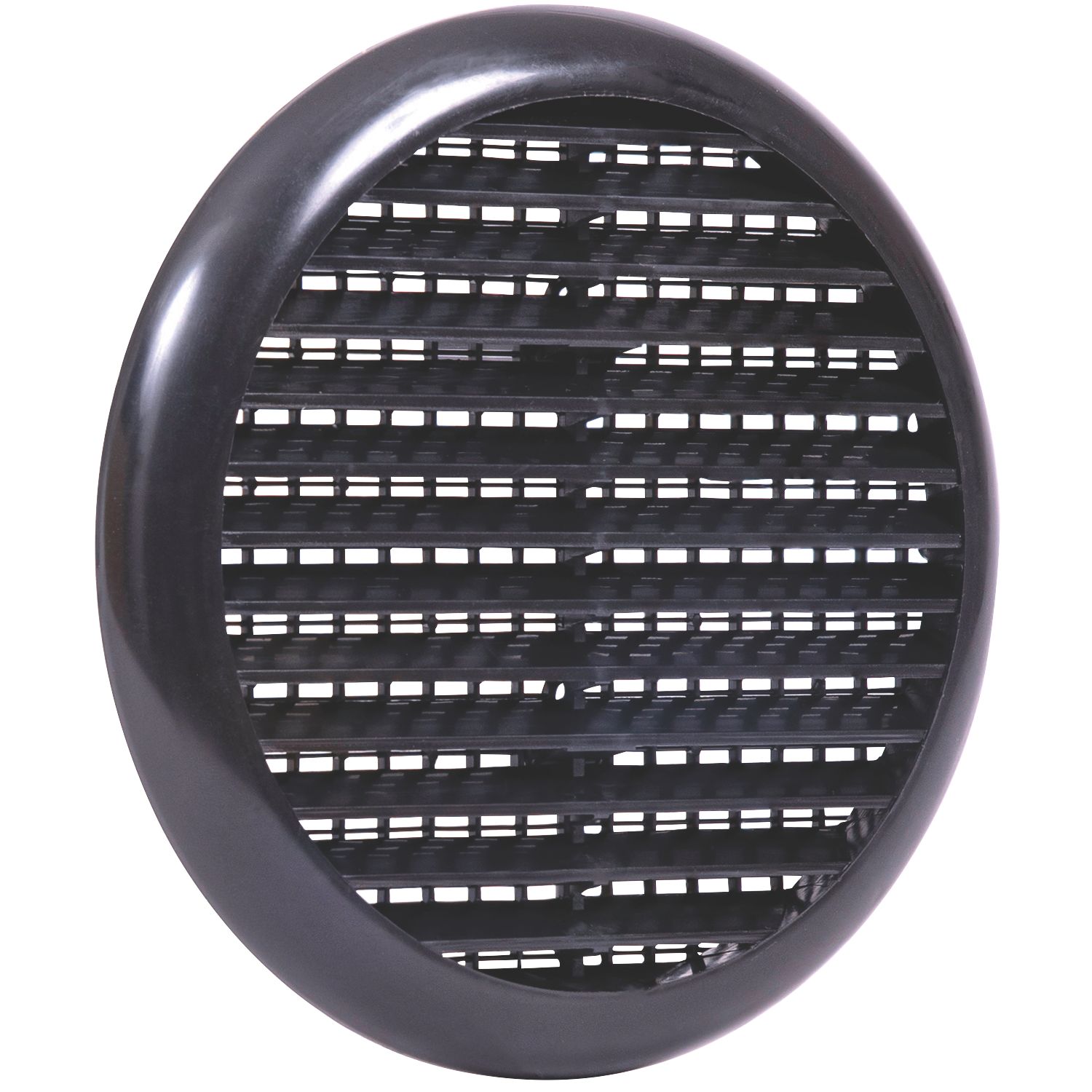 Map Vent Fixed Louvre with Flyscreen Vent Black 145mm x 145mm (241HY)