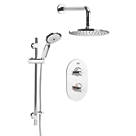 Bristan Aspen Rear-Fed Concealed Chrome Thermostatic Mixer Shower