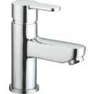 ETAL Oxford Polished Chrome 145mm Cloakroom Lever Mono Basin Mixer Tap