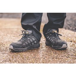 JCB Cagelow Size 9  Black   Steel Toe Cap Safety Trainers