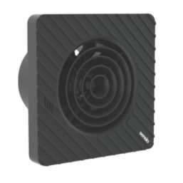 Sensio Drax 100mm Axial Bathroom Shower Extractor Fan Kit with Humidistat & Timer Black 240V