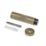 Eclipse Cylindrical Linear Wall Mounted Projection Door Stop 20 x 83mm Antique Brass