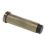 Eclipse Cylindrical Linear Wall Mounted Projection Door Stop 20 x 83mm Antique Brass