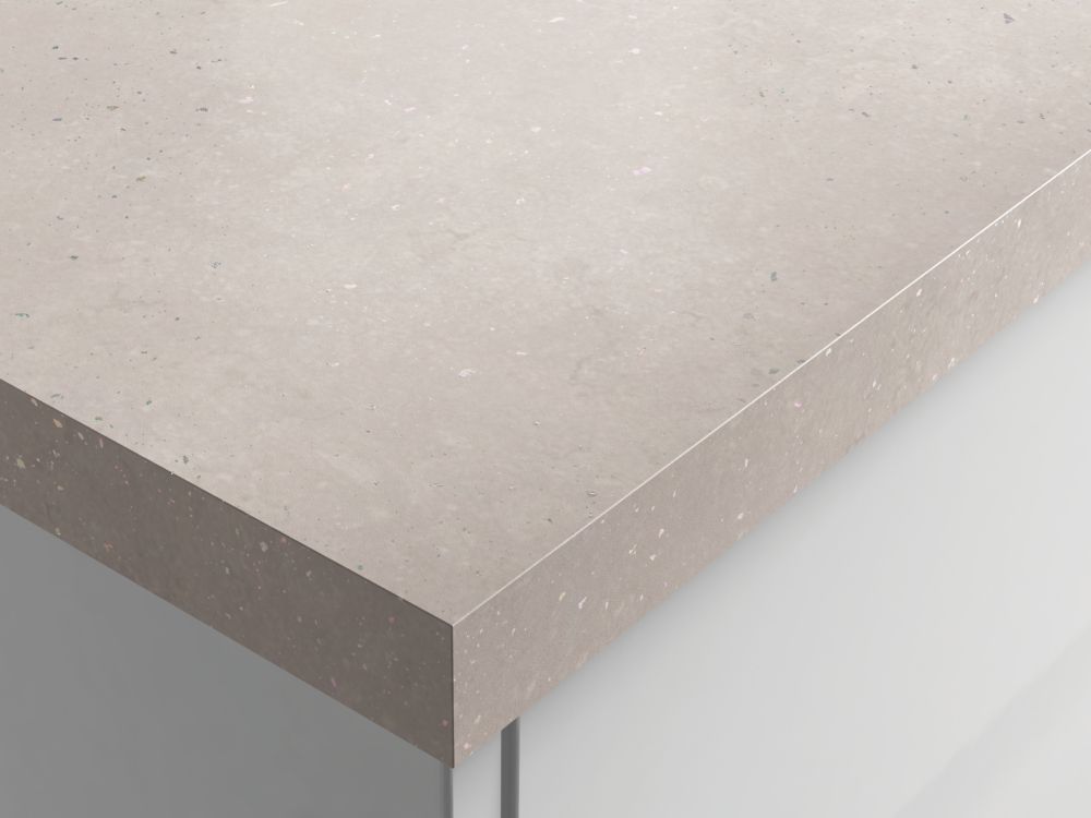 Wilsonart Chaux Sablee Fizzy Laminate Breakfast Bar 3000mm x 900mm x 38mm