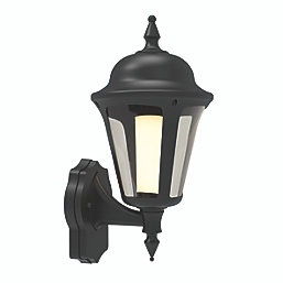 4lite  Outdoor LED Wall Lantern Black 8W 550lm