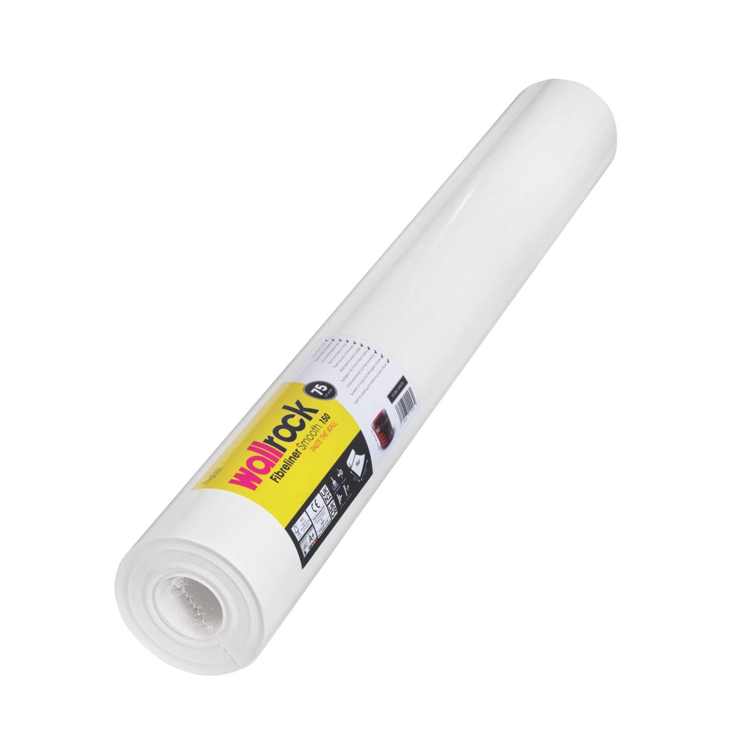 Wallrock White Fibreliner Wallpaper 750mm x 20m (241VT)