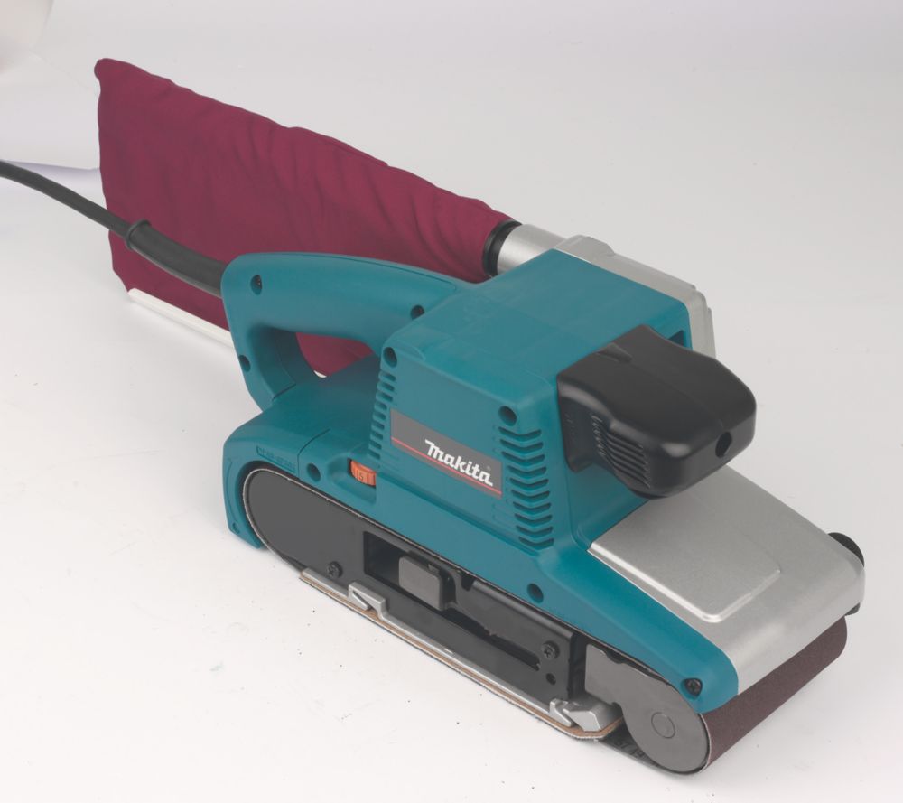 Makita 9404 2 4 Electric 100mm Belt Sander 240V Screwfix