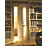 Jeld-Wen Bostonian Primed White Wooden 6-Panel Internal Bi-Fold Door 1950mm x 595mm
