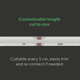 4lite LiteGlo Indoor & Outdoor 5m LED COB Pixel Strip Light Kit 8W 400lm