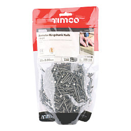 Timco Annular Ringshank Nails 2mm x 25mm 1kg Pack