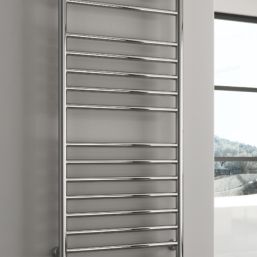 Reina 1200mm x 500mm 1703BTU Stainless Steel Flat Designer Towel Radiator