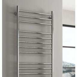 Reina 1200mm x 500mm 1703BTU Stainless Steel Flat Designer Towel Radiator