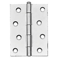 Zinc-Plated  Loose Pin Butt Hinges 100 x 41mm 2 Pack
