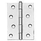 Zinc-Plated  Loose Pin Butt Hinges 100 x 41mm 2 Pack