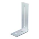 Essentials Adjustable Corner Bracket Silver 55mm x 120mm x 30mm