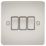 Knightsbridge  10AX 3-Gang 2-Way Light Switch  Pearl