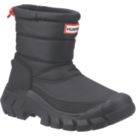 Hunter Intrepid Short Snow Size 5 Womens Black Non Safety Wellies