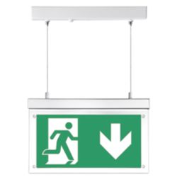 Brackenheath  LED Exit Sign Hanging/Surface-Mounted 220mm x 300mm