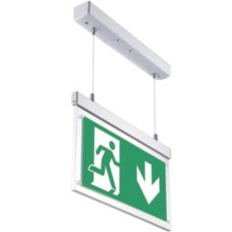 Brackenheath  LED Exit Sign Hanging/Surface-Mounted 220mm x 300mm