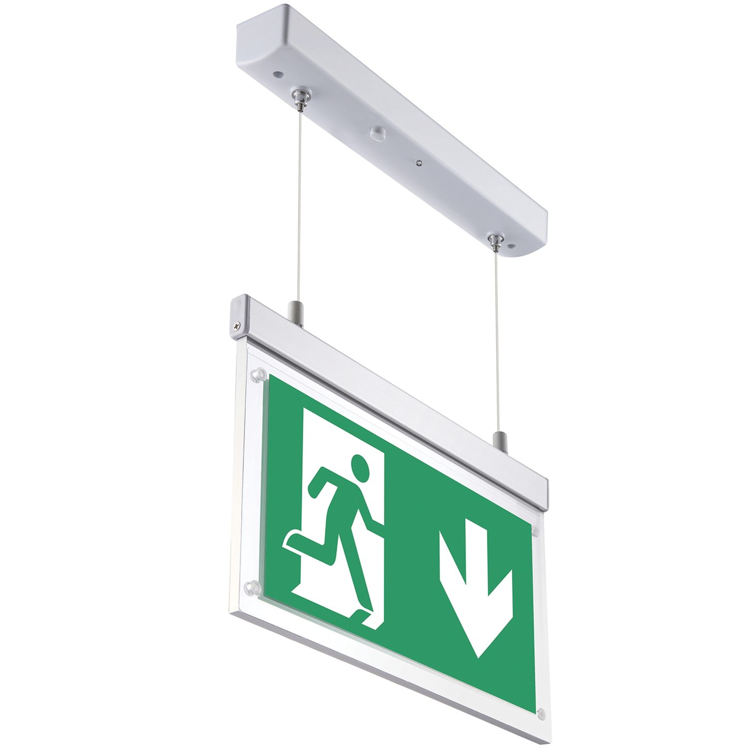 Brackenheath LED Exit Sign Hanging/Surface-Mounted 220mm x 300mm (242YX)