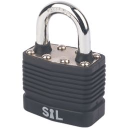 Smith & Locke  Laminated Steel  Water-Resistant   Padlock 45mm