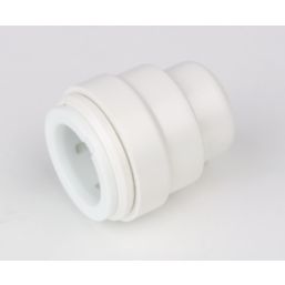 JG Speedfit  Plastic Push-Fit Stop Ends 15mm 10 Pack