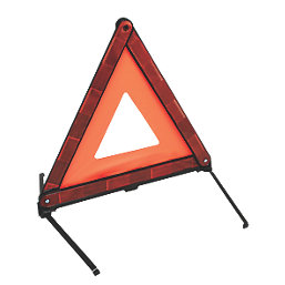 Hilka Pro-Craft  Foldable Warning Triangle Red