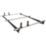 Van Guard VG187-3 Vauxhall Combo 2001 - 2012 ULTI Van Roof Bars 1400mm
