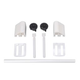 Euroflo  Plastic Toilet Seat Hinges  9 Pieces