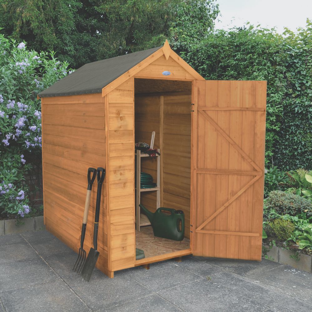 6x4 shed 6 x 4 shed garden buildings screwfix.com