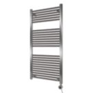 Azur 1200mm x 600mm 2048BTU Chrome Flat Electric Towel Radiator