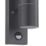 Eglo Riga 5 Outdoor LED Wall Light With PIR Sensor Black 2.8W 250lm